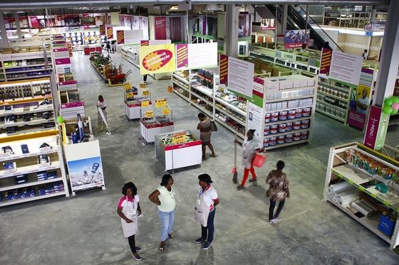Prefabricated Steel Q355B Commercial Building for Supermarkets