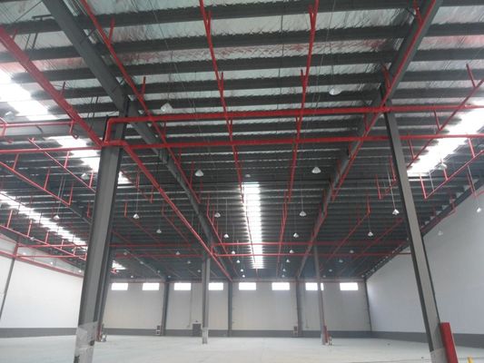 Prefabricated Lightweight Steel Frame Buildings For Warehouse Rent Logistics Distribution