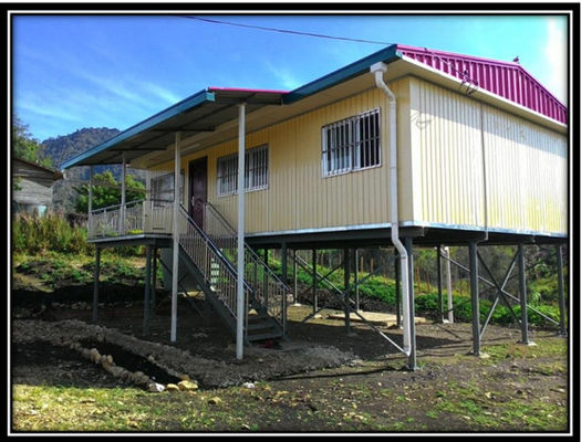 Light Steel Structure Prefabricated House With Toilet Sink Shower Turnkey Solution