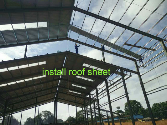 Agricultural Prefabricated Steel Frame Metal Buildings Feed Mill Plant Warehouse