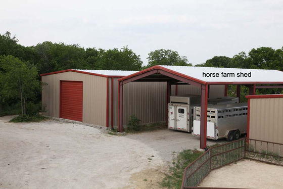 Agricultural Prefabricated Steel Frame Metal Buildings Feed Mill Plant Warehouse