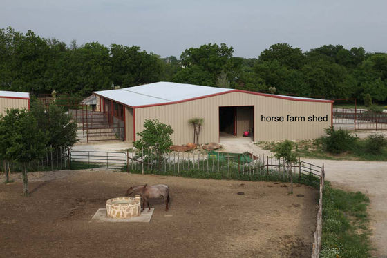Agricultural Prefabricated Steel Frame Metal Buildings Feed Mill Plant Warehouse