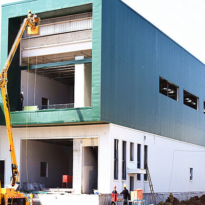 Q355B Steel Commercial Building for Exhibition Halls and Showrooms