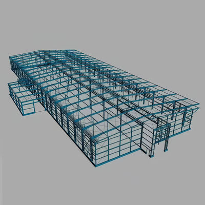 Galvanized Steel Structure Workshop Building Prefabricated Light Steel Portal Frame Buildings