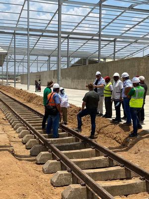 Industrial High Rise Steel Building Construction Prefab Steel Portal Frame Warehouse