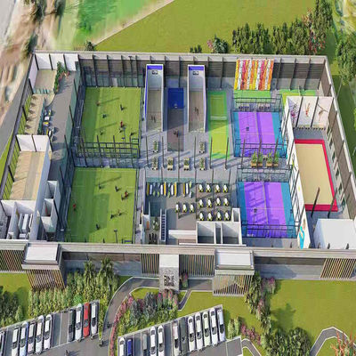 Prefabricated Work Center Large Span Steel Structure Architectural Steel Building