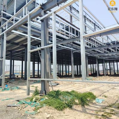 Aluminum Alloy Windows Prefabricated Steel Structure Building With Modern Design And Eco-friendly Sustainability