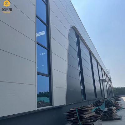 Customizable Prefabricated Metal Building With Hot Dip Galvanised Or Painted Steel Sheet Or Sandwich Panels Walls
