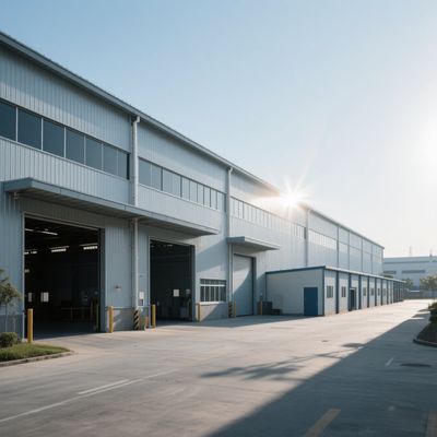 Pre Engineered Metal Structural Prefab Storage Warehouse Hangar With Free Atchitectural Support
