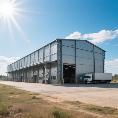 Lightweight Prefab Small Buildings Industrial Commercial Easy Transport