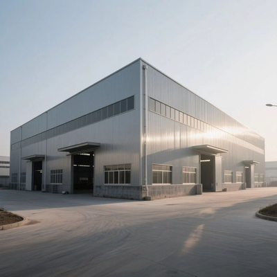 Portal Frame Prefab Pre Assembled Steel Workshop Building Storage Garage Hot Rolled Section Construction