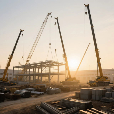 Portal Frame Prefab Pre Assembled Steel Workshop Building Storage Garage Hot Rolled Section Construction