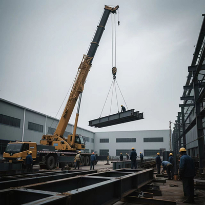 Prefab Steel Frame Large Metal Sheds Workshops Construction