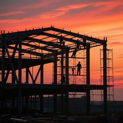 Customizable Steel Structure Building For Warehouse Workshop Application