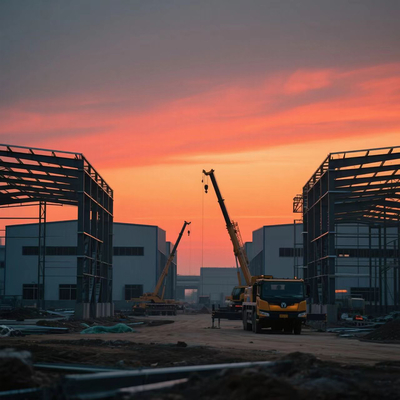 Customizable Steel Structure Building For Warehouse Workshop Application