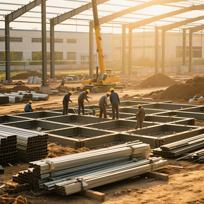 Custom Prefab Warehouse High Strength Bolts Connected Prefabricatd Steel Structure Warehouse