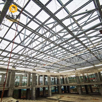 Welded Or Bolted Connection Prefab Steel Structure Warehouse With Large Span Design Hot Rolled Technique