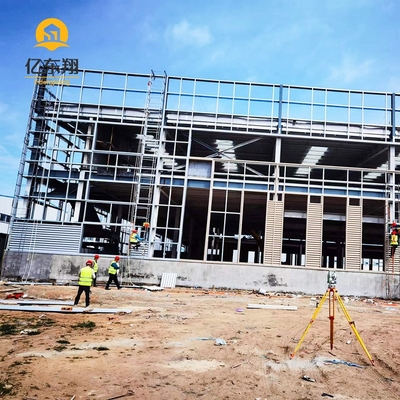Prefab Steel Warehouse with Sandwich Panel Walls