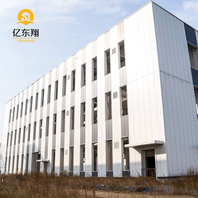 Prefab Steel Warehouse with Light Steel Frame and Galvanized Purlin