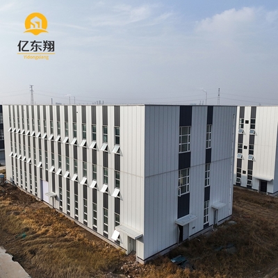 Prefab Steel Warehouse with Light Steel Frame and Galvanized Purlin