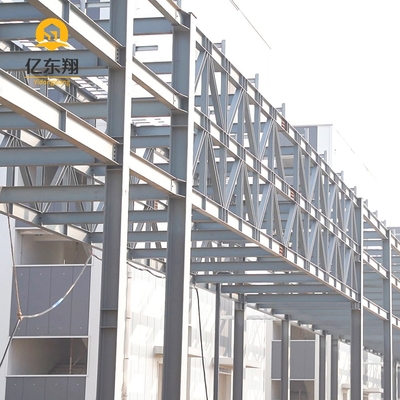 Galvanized Prefab Steel Hangar Buildings Q235B Q345B Steel Construction Warehouse