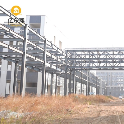 1 - 20 Layers Multi Storey Steel Building Construction Q235 Q355B With H&I Section Frame