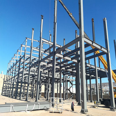 Customizable Q235-Q355 Steel Frame Building with Galvanized Purlin and Moderate Cost