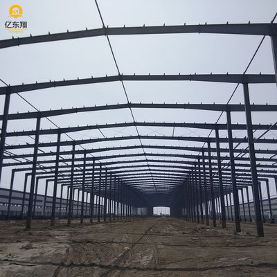 Prefab Steel Structure Warehouse with Q355 Q235 Steel Frame and Bolted or Welded Installation for Moderate Insulation