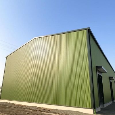 Pre Engineered Steel Building with 50+ Years Lifespan Q355 Q235 Main Frame and 50mm-250mm Thickness Panels