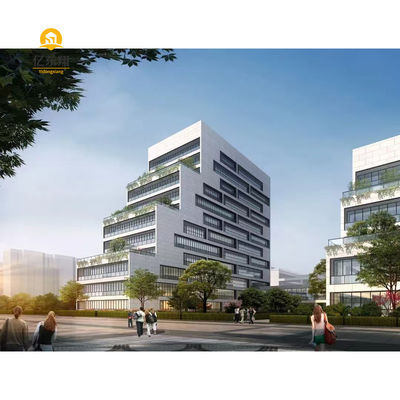 Q235B Q355B Prefab Steel Frame Building with 30-50 Years Lifespan and High Intensity for Custom Design