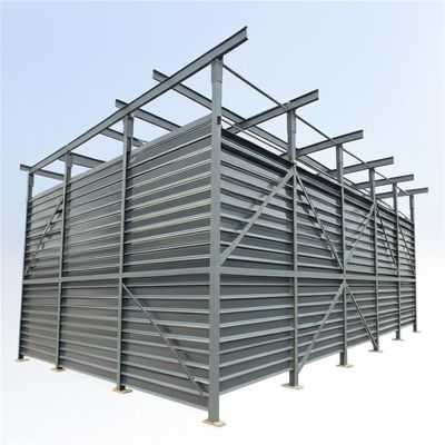 Q235B Q355B Prefab Steel Frame Building with 30-50 Years Lifespan and High Intensity for Custom Design