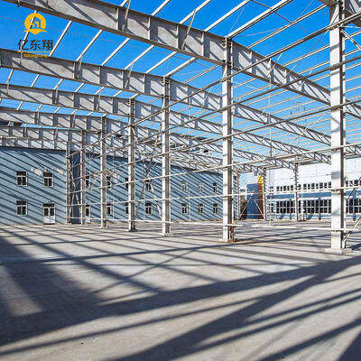 Easy Assemble Pre Engineered Steel Structure Warehouse with 50 Years Lifespan and Q355B Material