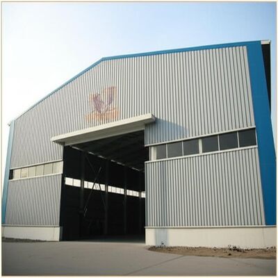 Easy Assemble Pre Engineered Steel Structure Warehouse with 50 Years Lifespan and Q355B Material