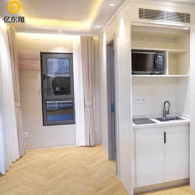 Customized 6055*2990*2896mm Painted Steel Structure Prefab Container House for Movable Restaurant