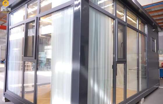 Customized 6055*2990*2896mm Painted Steel Structure Prefab Container House for Movable Restaurant