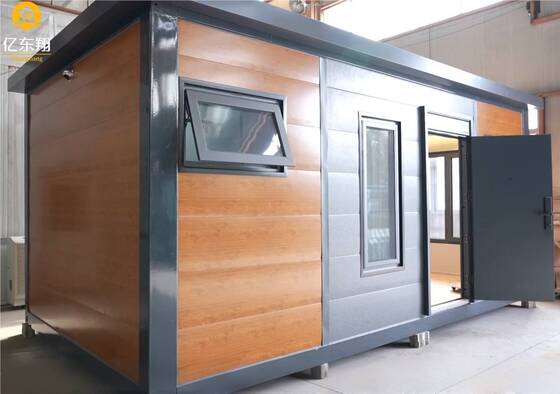 Galvanized Steel Prefab Container House with EPS Sandwich Panels for 50+ Years Lifespan and High Durability
