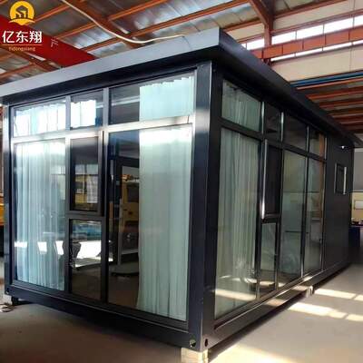 Customized 6055*2990*2896mm Painted Steel Structure Prefab Container House for Movable Restaurant