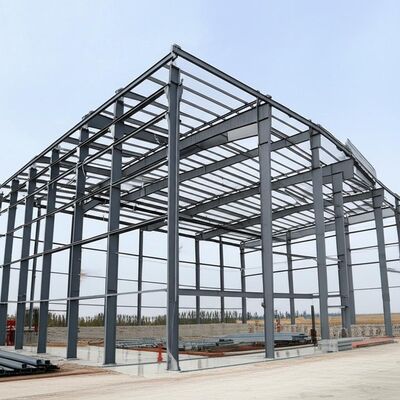 High Intensity Prefabricated Steel Building with Square Tube Column and Frame Structure