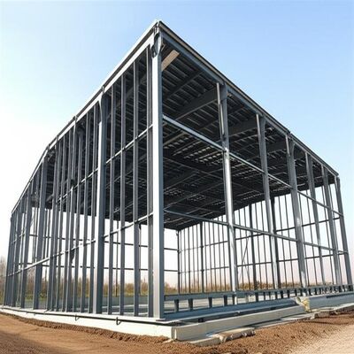 Modern Prefab Steel Structure Building with High-strength Steel for Fast Construction and Recyclable Materials