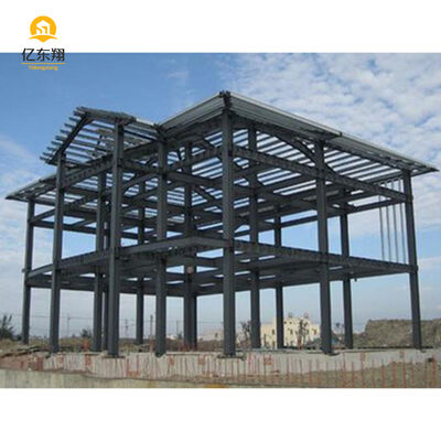 Q355B Q235B Customizable Prefabricated Steel Frame Building with 50 Years Lifespan and Welded H-section for Industrial Use