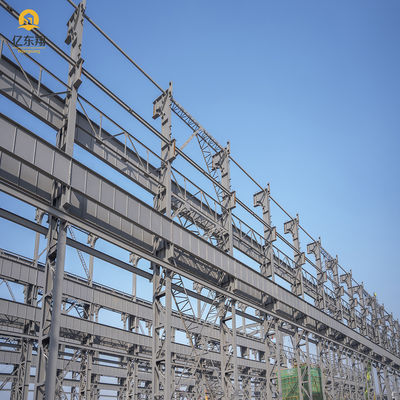 อาคารฮังการ์สเหล็ก Prefab กระปุก โกดังก่อสร้างเหล็ก Prefabricated