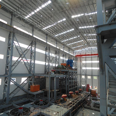 Q235 Q345 Bâtiments de construction en acier architectural Entrepôt de stockage en acier anticorrosion